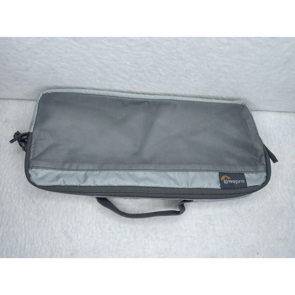 Lowepro Travel Organizer Electronics Cable Storage Case Gray